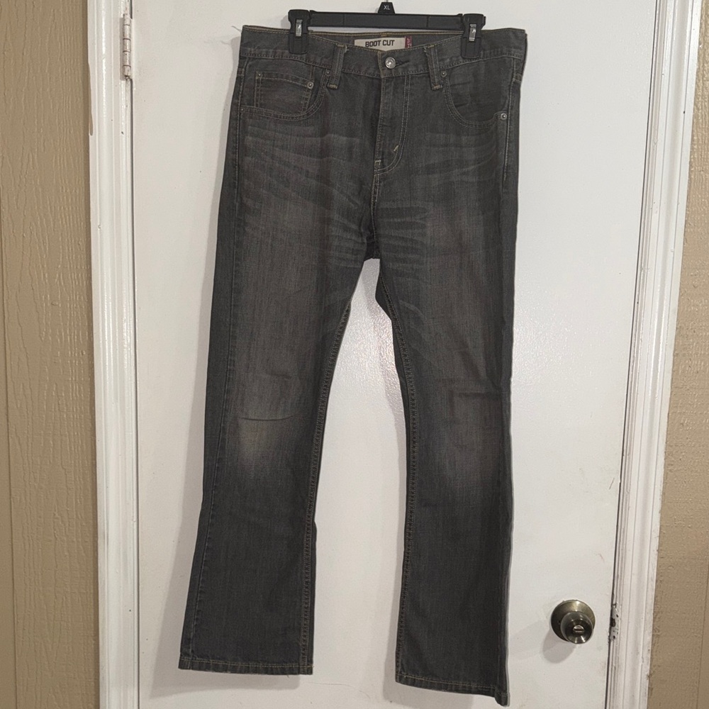 Levi's Men's Dark Gray Bootcut Jeans